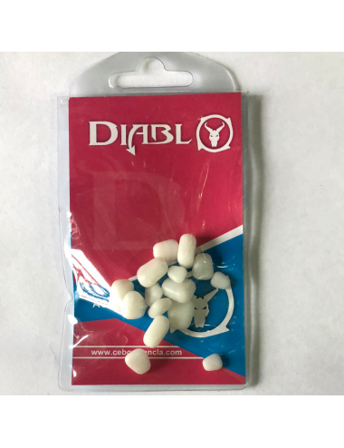 Maíz diablo flotante blanco