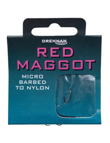 Anzuelo Red Maggot Montado...
