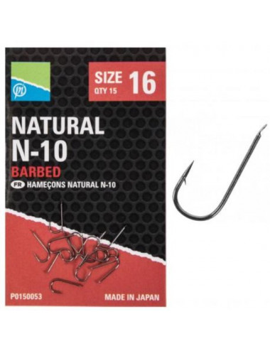 ANZUELO NATURAL N-10 PRESTON