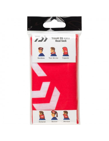 BRAGA DE CUELLO DAIWA ROJO