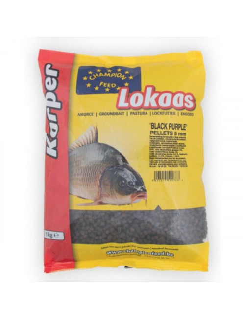 Black Purple pellets Champion Feed