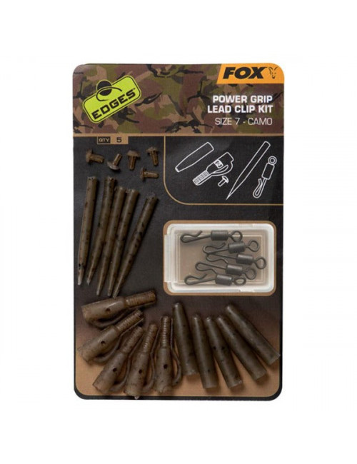 EDGES CAMO POWER GRIP LEAD CLIP KIT SZ 7