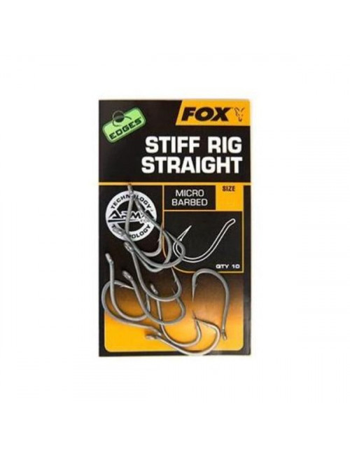 Anzuelos EDGES™ Stiff Rig Straight Fox