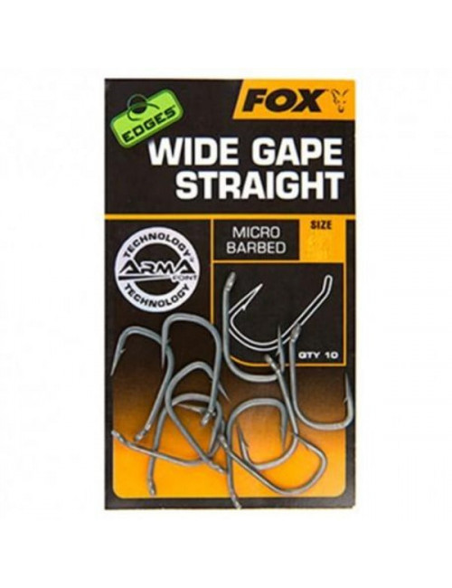 ANZUELO EDGES™ Wide Gape Straight FOX