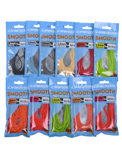 Cresta Smooth Soft Elastic Elastico Hueco 5m