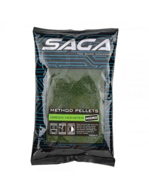 SAGA Method Pellets Green Monster Micro Cresta